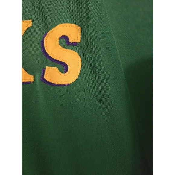 Mighty Ducks Gaffney #6 Hockey Jersey Stitched Green Long Sleeve Mens L - Picture 4 of 4